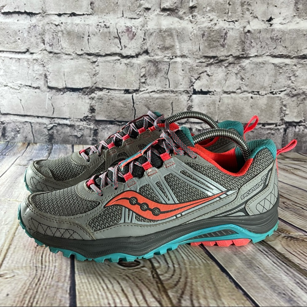 Saucony Grid Excursion TR XT-600 Womens Running-Walking Comfy Shoes Mint